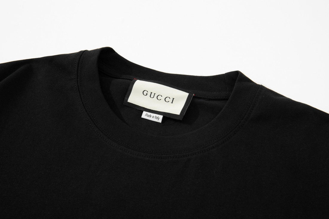 Gucci T-Shirt Without Collar 'Black' Techwosell