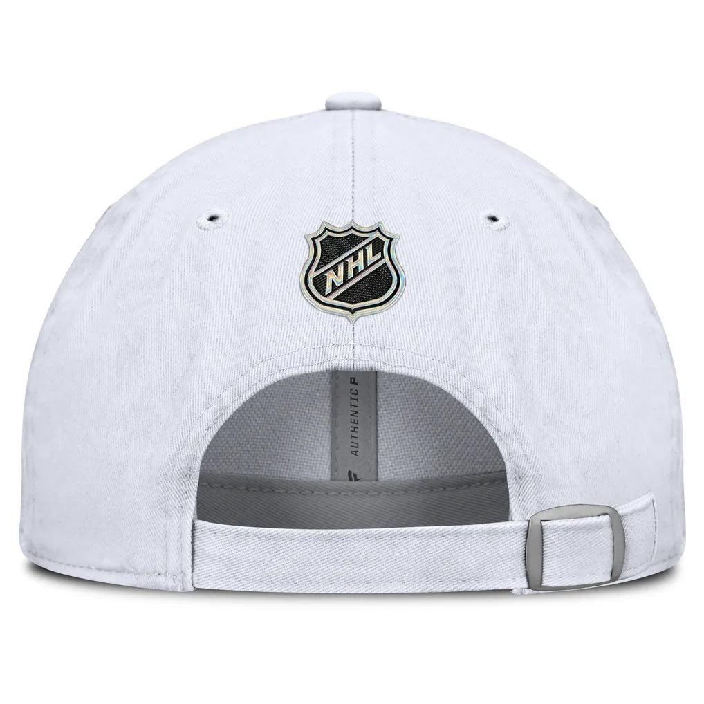 Dallas Stars Fanatics Authentic Pro Hockey Fights Cancer Adjustable Hat - White Techwosell