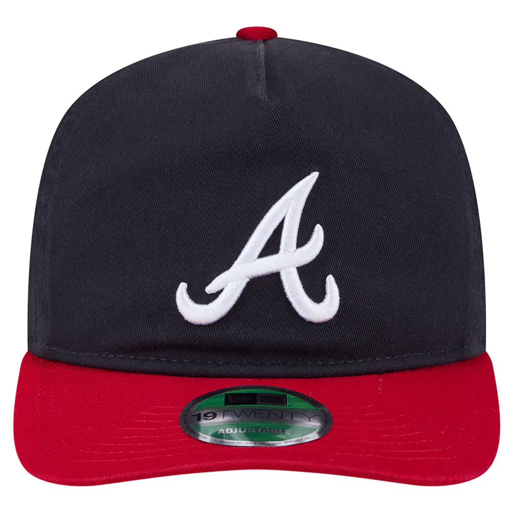 Atlanta Braves New Era Team 19TWENTY Adjustable Hat - Navy