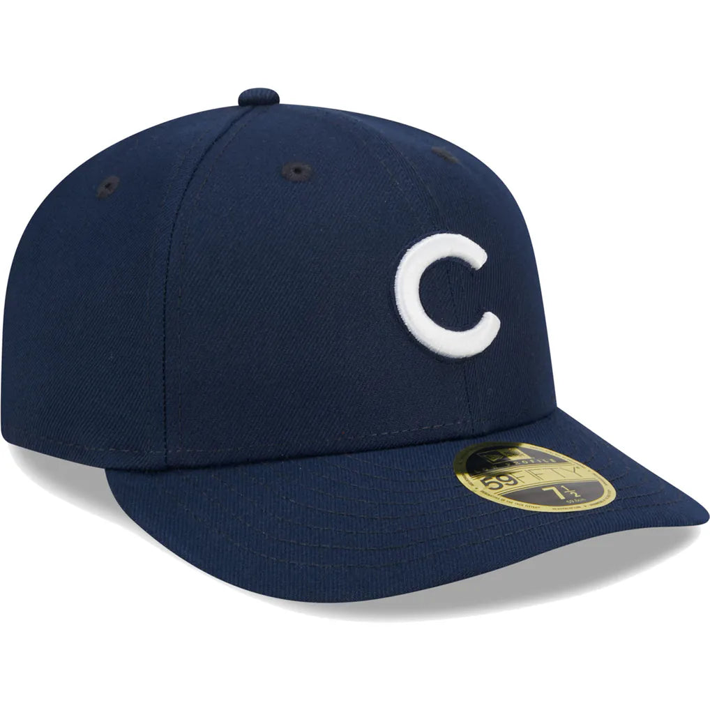 Chicago Cubs New Era Oceanside Low Profile 59FIFTY Fitted Hat - Navy Techwosell