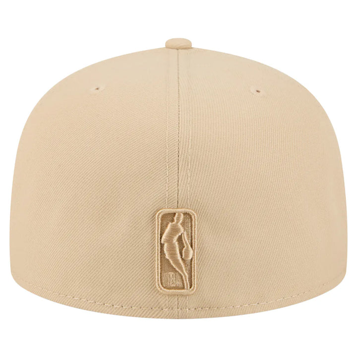 Boston Celtics New Era Color Pack A-Frame 59FIFTY Fitted Hat - Khaki