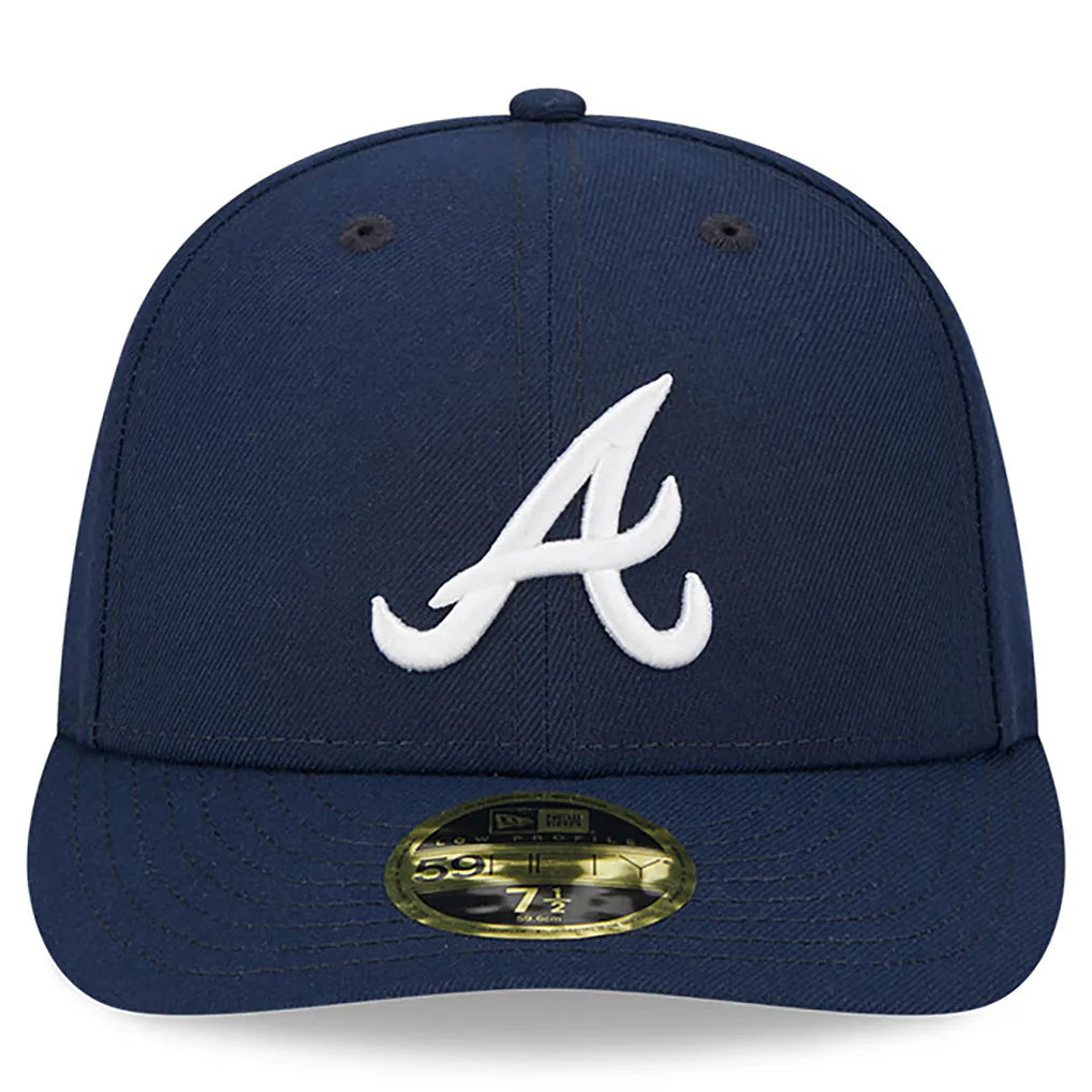 Atlanta Braves New Era Oceanside Low Profile 59FIFTY Fitted Hat - Navy