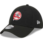 New York Yankees New Era Logo 39THIRTY Flex Hat - Black Techwosell