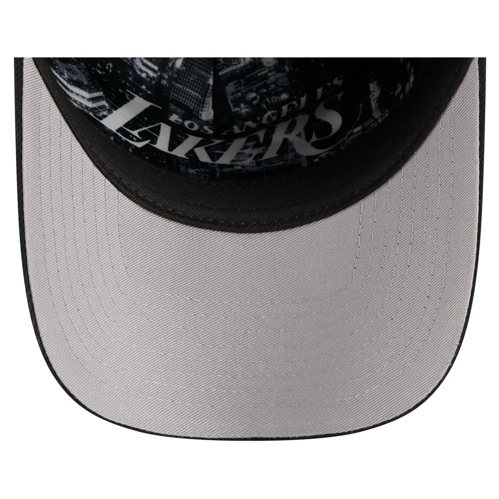 Los Angeles Lakers New Era 2026 NBA Draft On-Stage Crystal A-Frame 59FORTY Fitted Hat - Black Techwosell