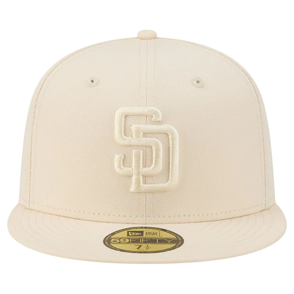 San Diego Padres New Era Color Pack 59FIFTY Fitted Hat - Cream