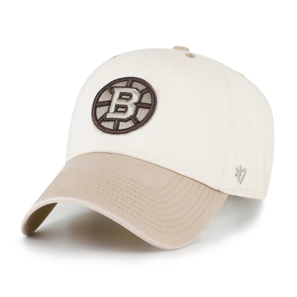 Boston Bruins '47 Neutral Terrain Clean Up Adjustable Hat - Natural/Tan Techwosell