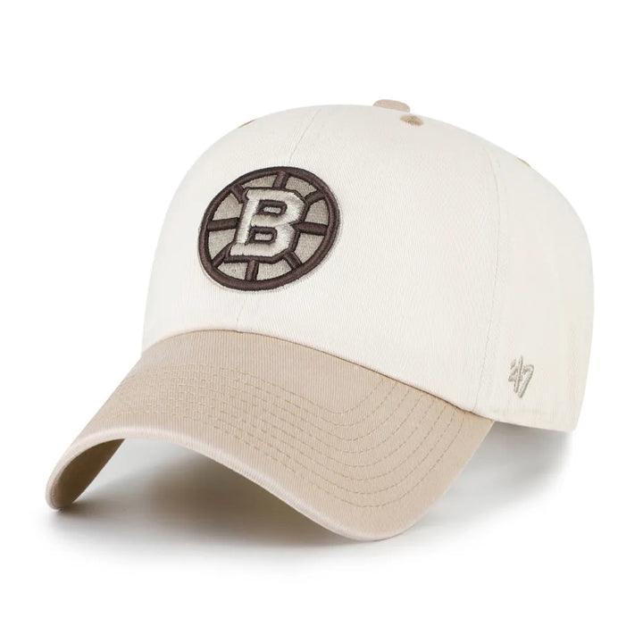 Boston Bruins '47 Neutral Terrain Clean Up Adjustable Hat - Natural/Tan