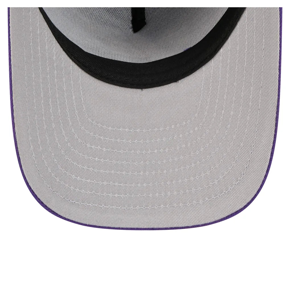 Los Angeles Lakers New Era Injection Cartoon Logo A-Frame 59FIFTY Fitted Hat - Purple