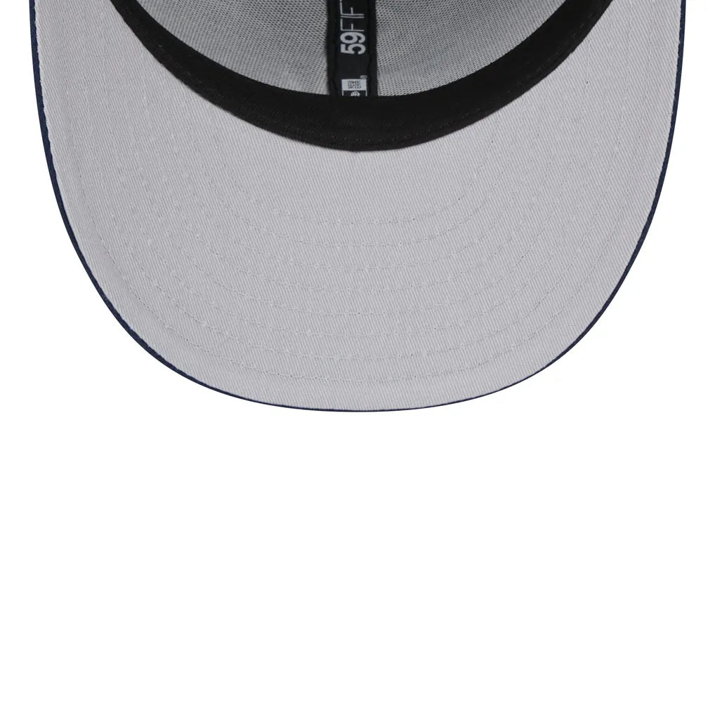 Chicago Cubs New Era Oceanside Low Profile 59FIFTY Fitted Hat - Navy Techwosell
