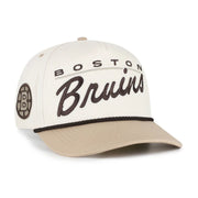 Boston Bruins '47 Neutral Terrain Hitch Rope Adjustable Hat - Natural/Tan Techwosell