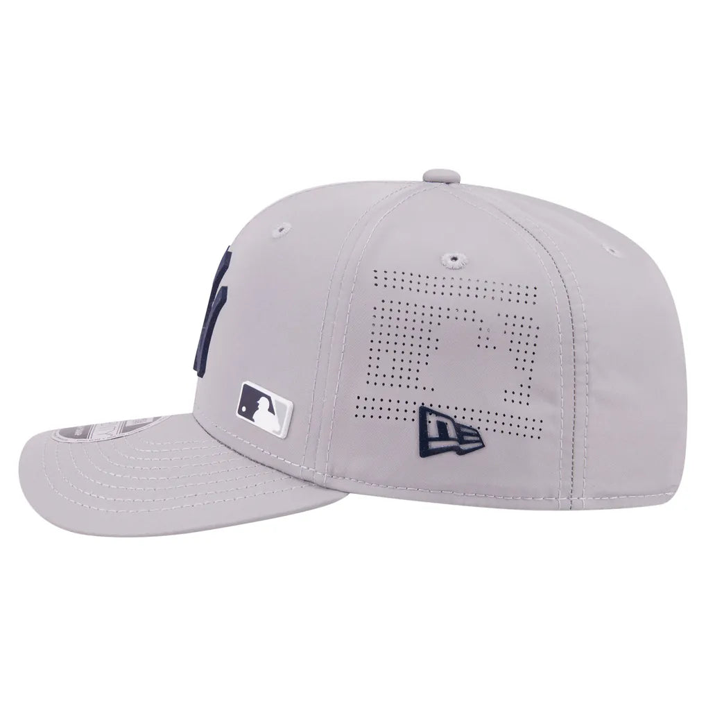 New York Yankees New Era Laser Perforated 9SEVENTY Adjustable Hat - Gray
