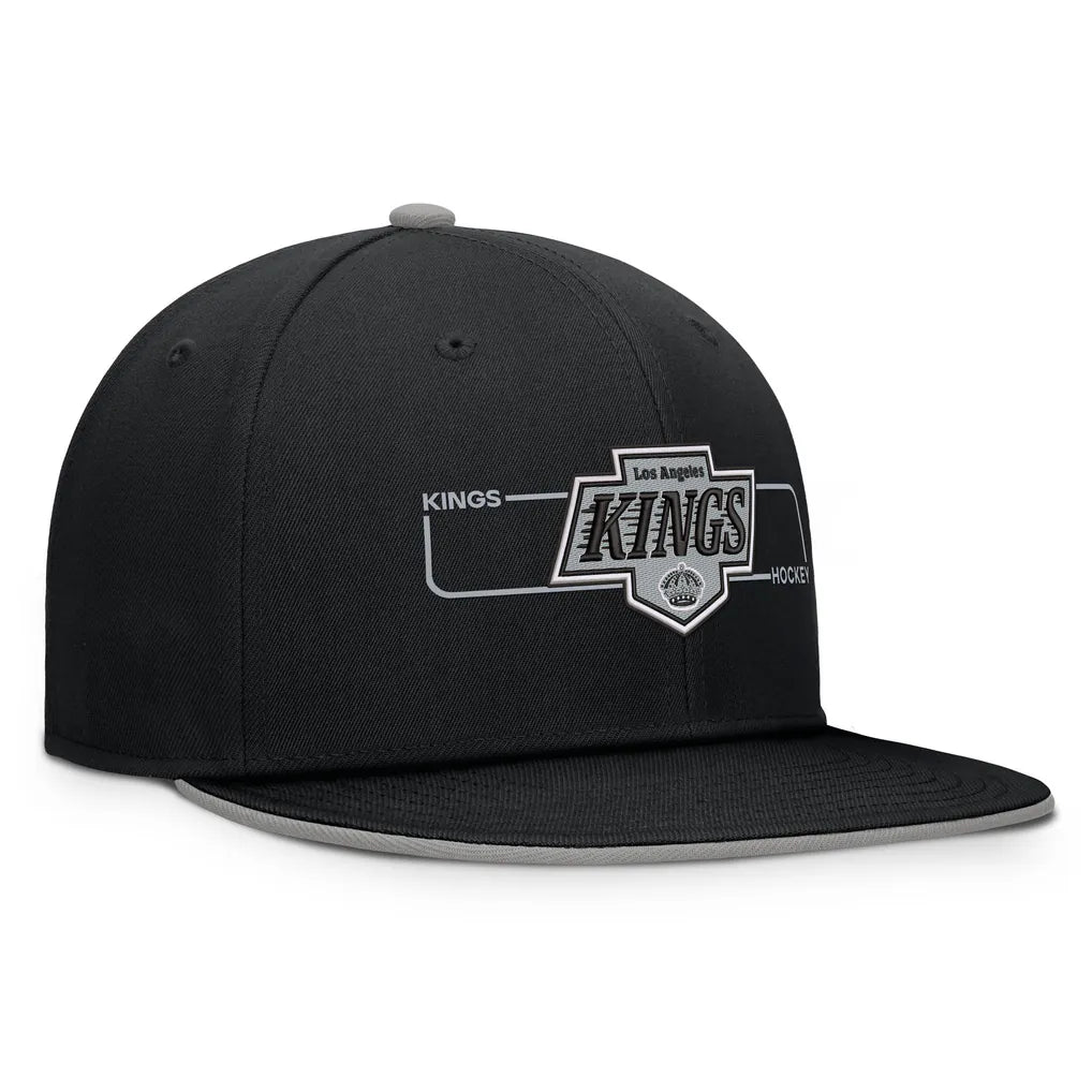 Los Angeles Kings Fanatics Authentic Pro Rink Snapback Hat - Black Techwosell