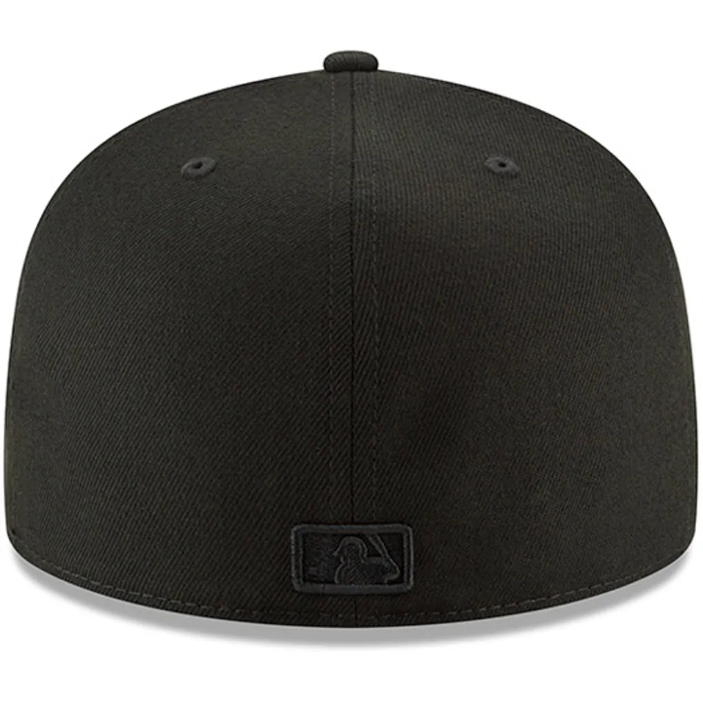 Los Angeles Dodgers New Era Secondary Logo Basic 59FIFTY Fitted Hat - Black Techwosell