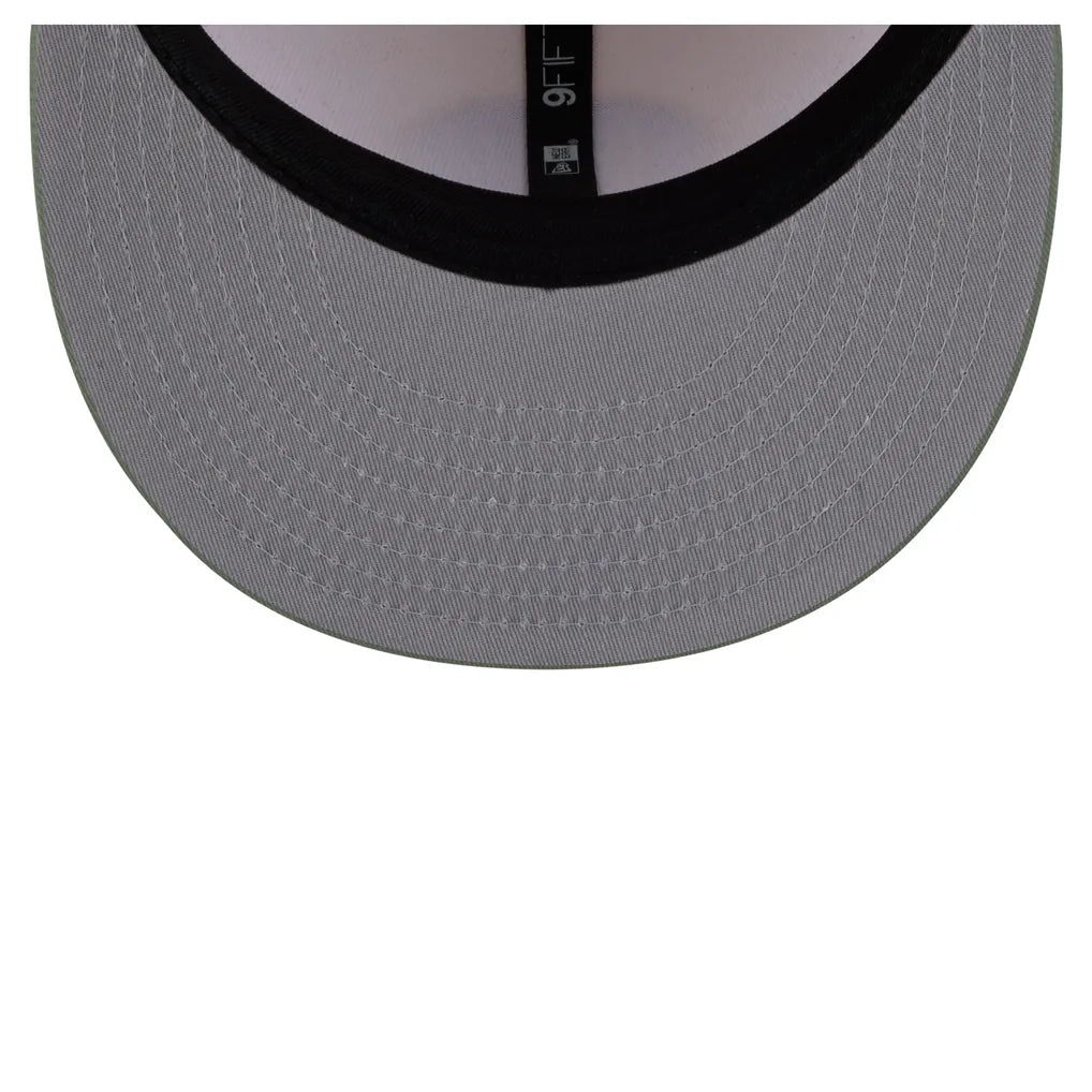 Golden State Warriors New Era Color Pack 9FIFTY Snapback Hat - Cream/Light Green