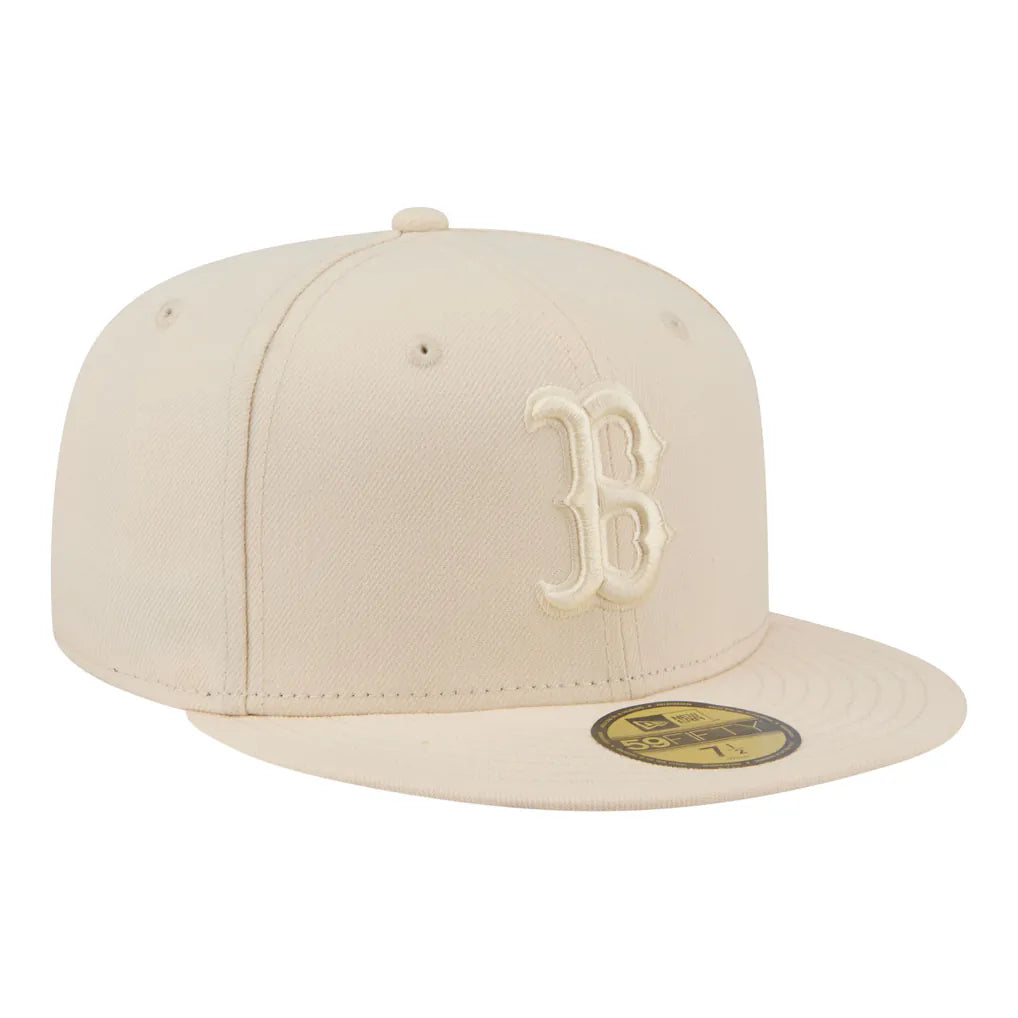 Boston Red Sox New Era Color Pack 59FIFTY Fitted Hat - Cream