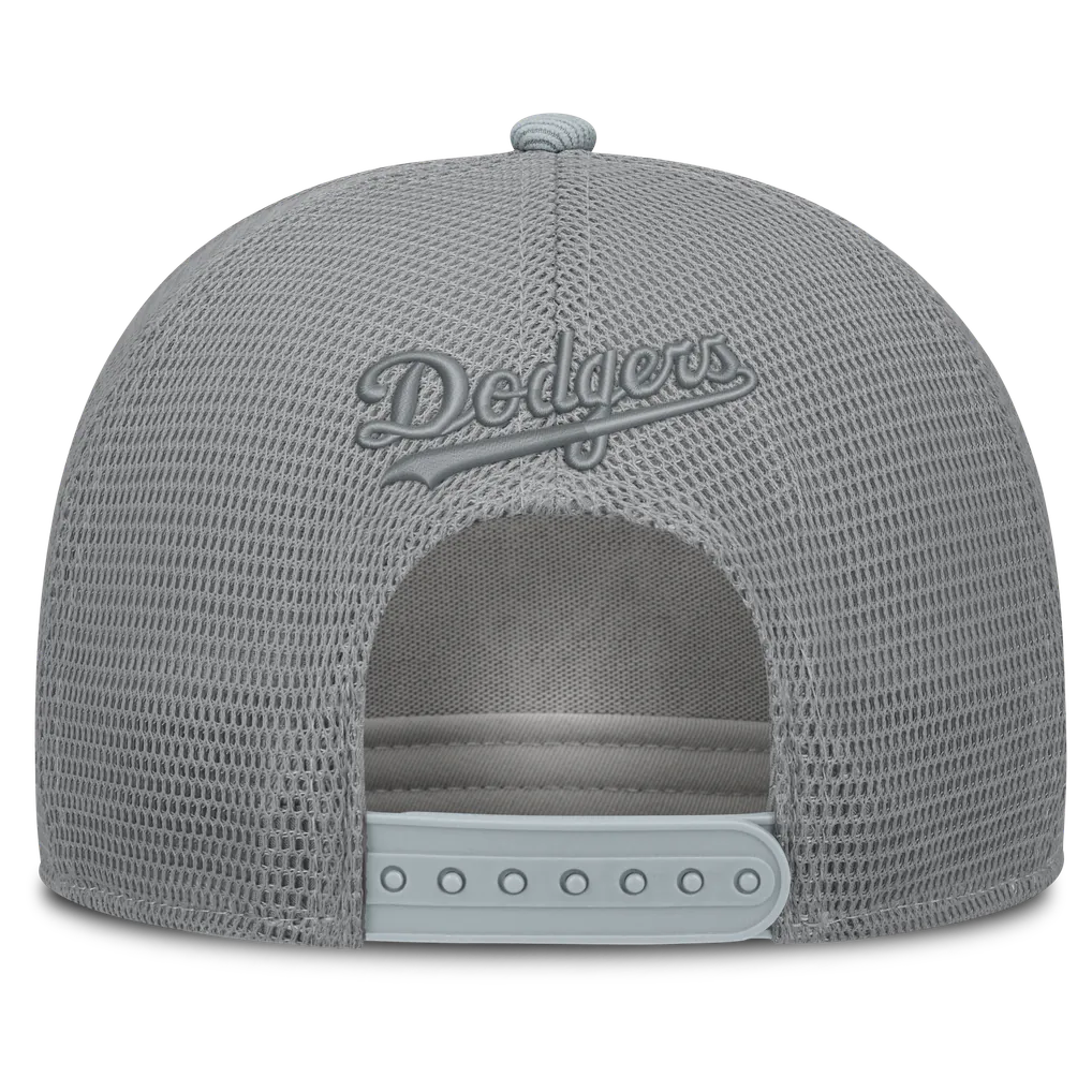 Los Angeles Dodgers Fanatics Corduroy Relief Trucker Adjustable Hat - Gray Techwosell
