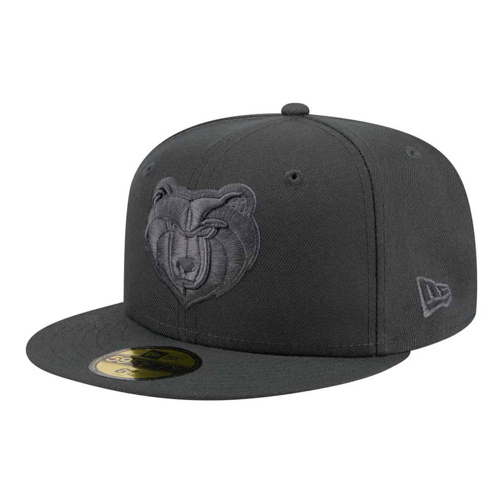 Memphis Grizzlies New Era Tonal Color Pack 59FIFTY Fitted Hat - Charcoal Techwosell