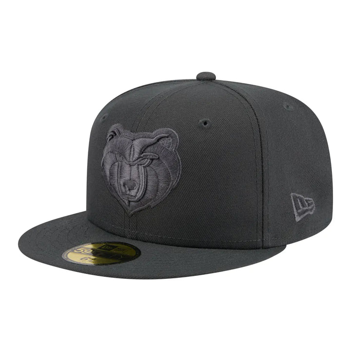 Memphis Grizzlies New Era Tonal Color Pack 59FIFTY Fitted Hat - Charcoal