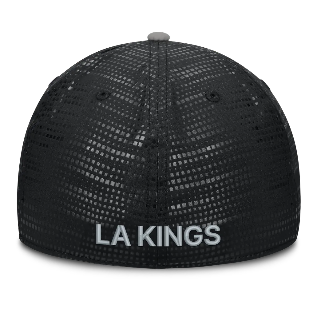 Los Angeles Kings Fanatics Authentic Pro Rink Debossed Stretch Fit Hat - Black Techwosell