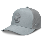 San Diego Padres Fanatics Corduroy Relief Trucker Adjustable Hat - Gray Techwosell