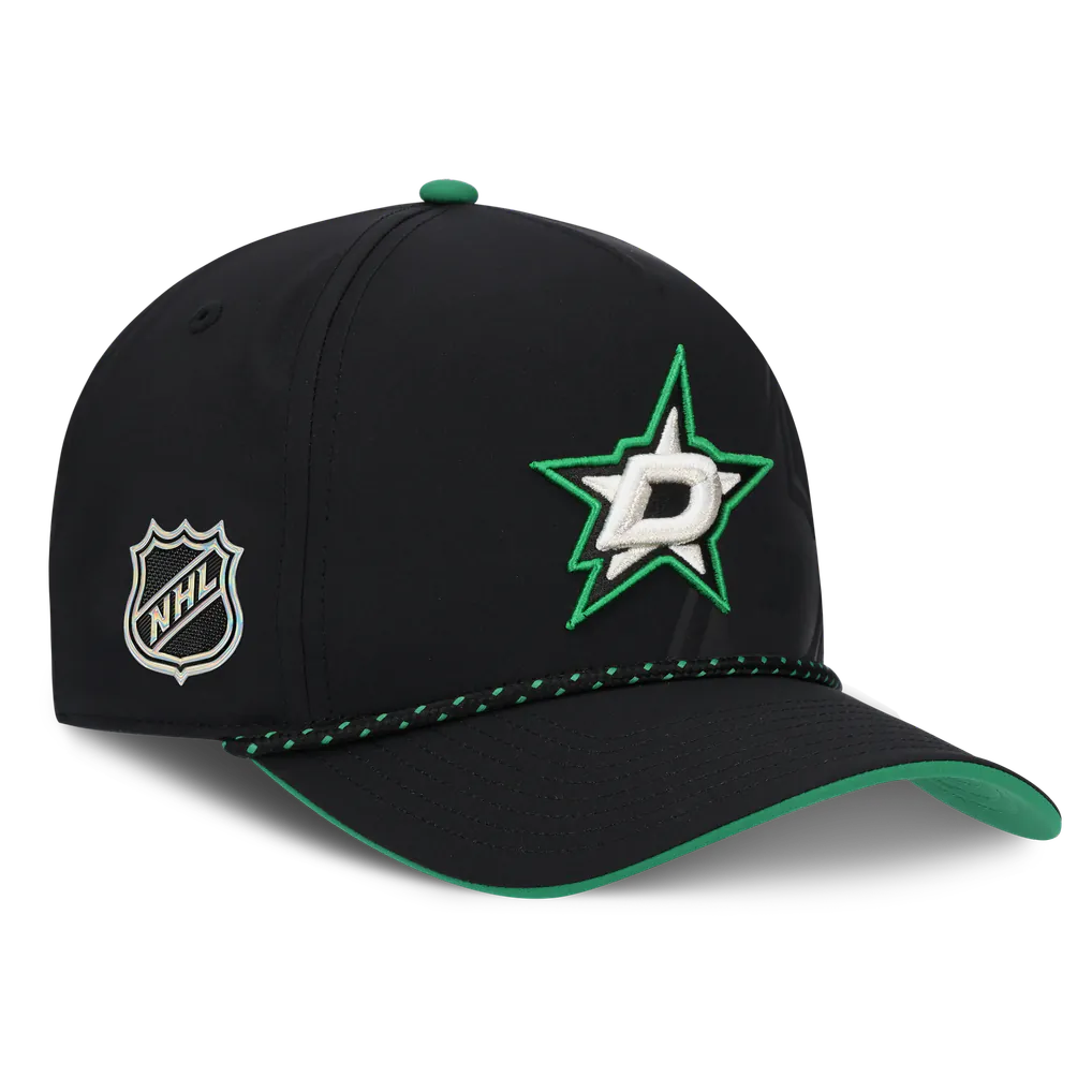 Dallas Stars Fanatics On Stage Podium A-Frame Adjustable Hat - Black Techwosell