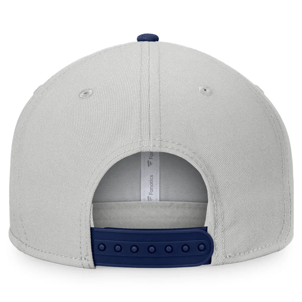 New York Yankees Fanatics Glory Days Two-Tone Snapback Hat - Gray/Navy