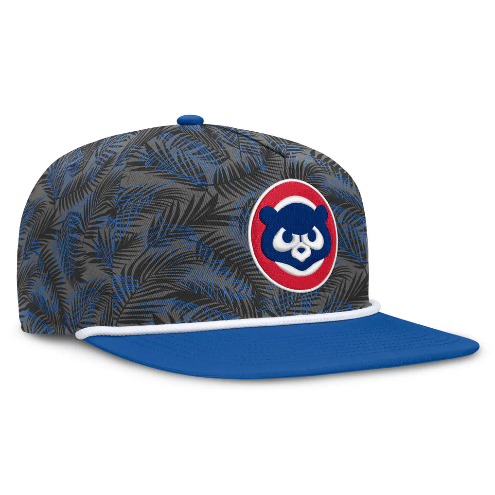 Chicago Cubs Fanatics Spring Training Moon Golfer Adjustable Hat - Gray/Royal Techwosell