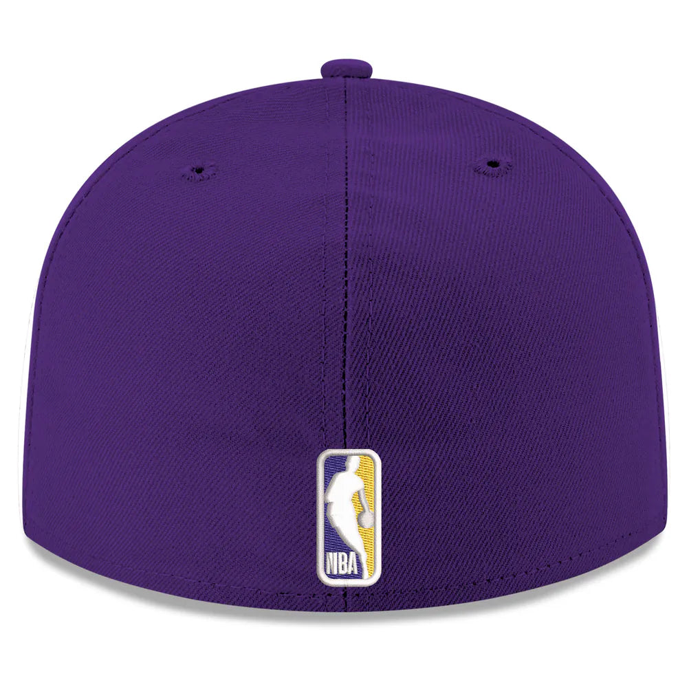 Los Angeles Lakers New Era Team 59FIFTY Fitted Hat - Purple Techwosell