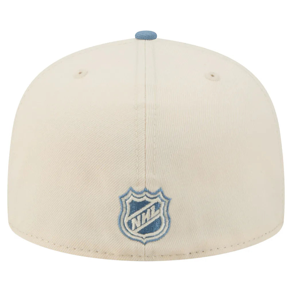 Los Angeles Kings New Era Color Pack Two-Tone 59FIFTY Fitted Hat - Cream/Blue