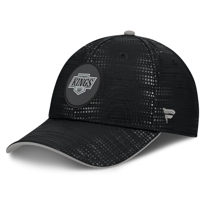 Los Angeles Kings Fanatics Authentic Pro Rink Debossed Stretch Fit Hat - Black