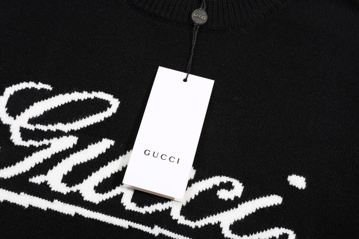 Gucci Logo Crew-Neck Sweater