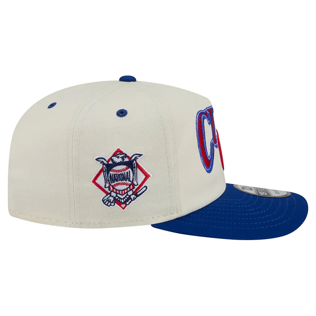 Chicago Cubs New Era Vintage 19TWENTY Adjustable Hat - Cream/Royal