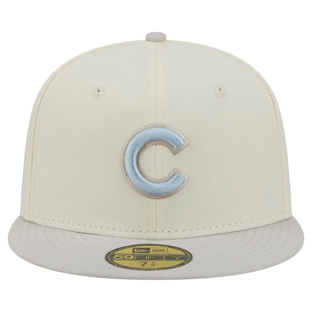 Chicago Cubs New Era Crisp Equinox World Series 59FIFTY Fitted Hat - Natural
