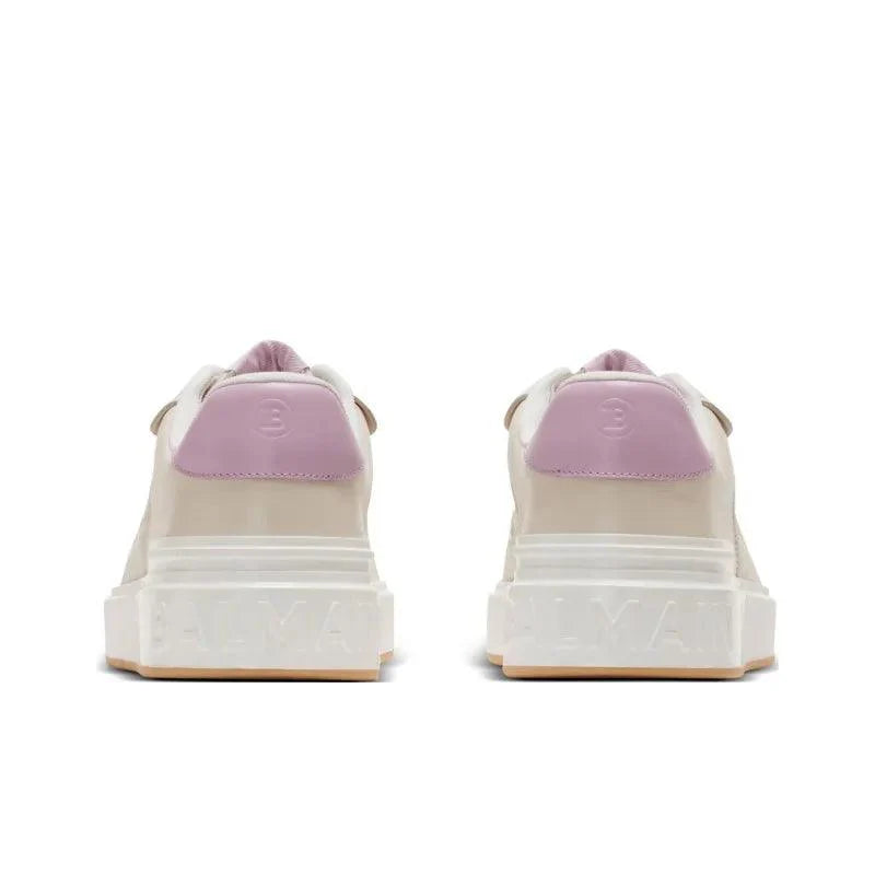 BALMAIN B-Court Flip Leather Sneakers