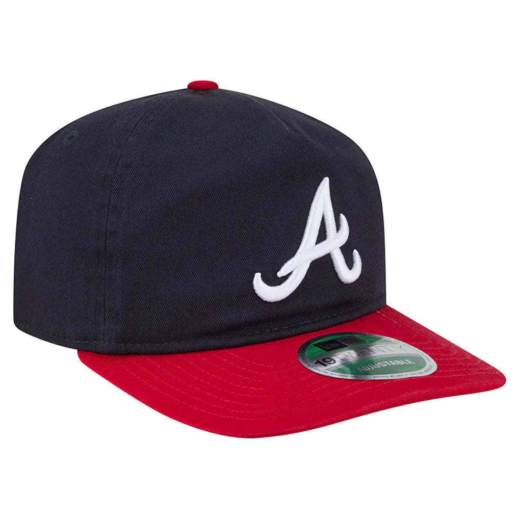Atlanta Braves New Era Team 19TWENTY Adjustable Hat - Navy