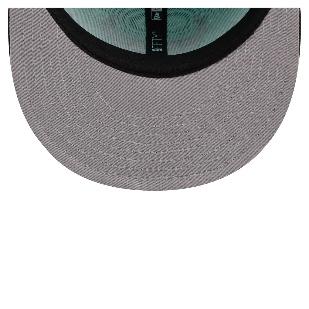 Chicago Bulls New Era Color Pack Two-Tone 9FIFTY Snapback Hat - Turquoise/Charcoal