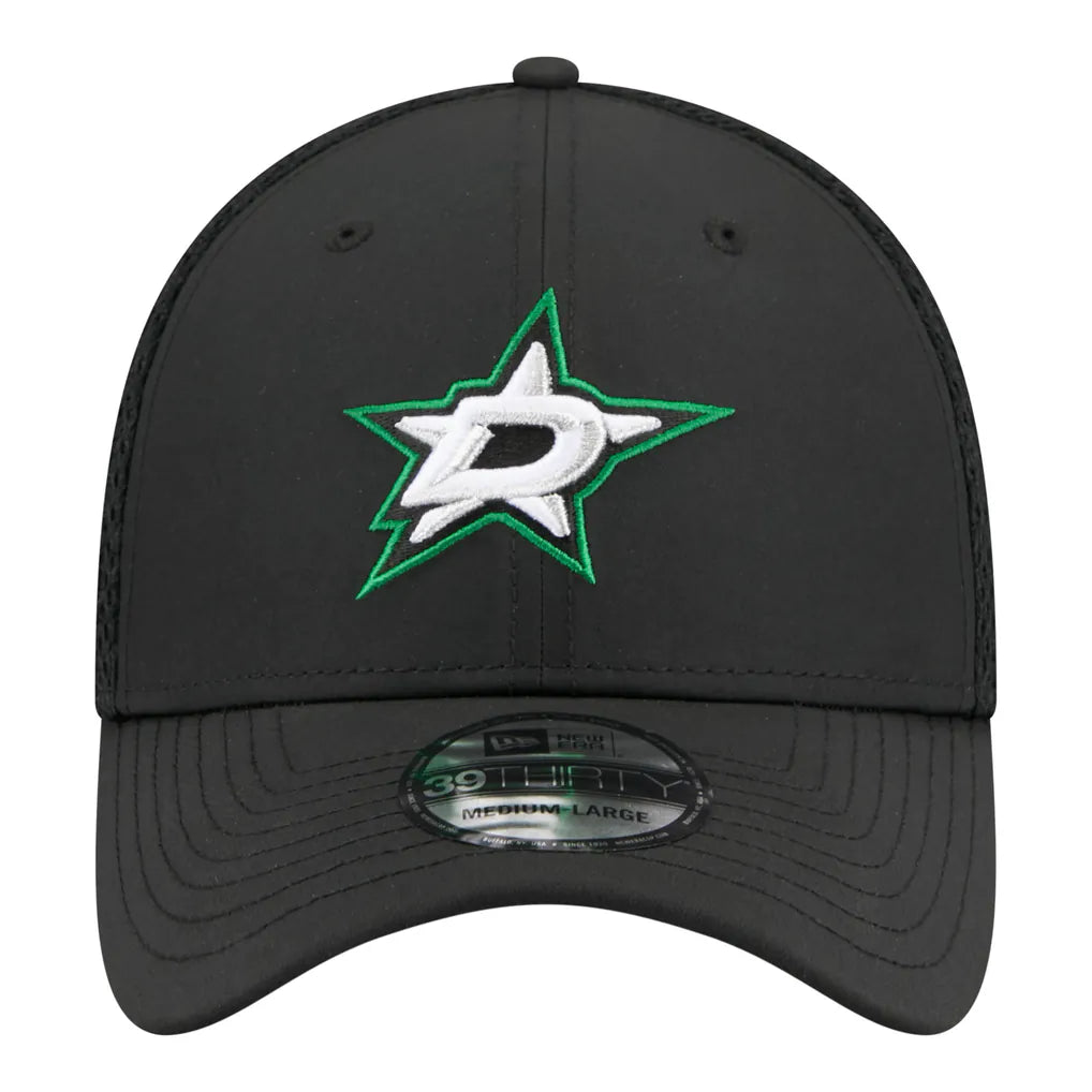 Dallas Stars New Era Logo 39THIRTY Flex Hat - Black