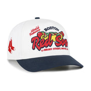 Boston Red Sox '47 Glizzy Collection Hitch Adjustable Hat - White/Navy Techwosell