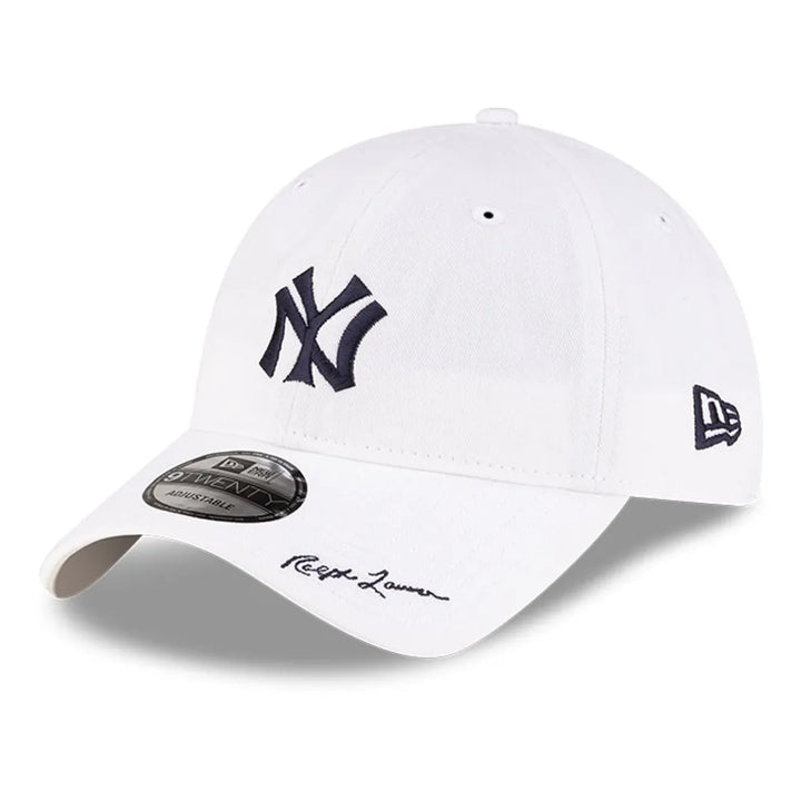 New York Yankees New Era x Ralph Lauren 9TWENTY Adjustable Hat - White