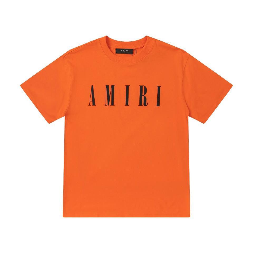Amiri Orange T-Shirt Without Collar Techwosell