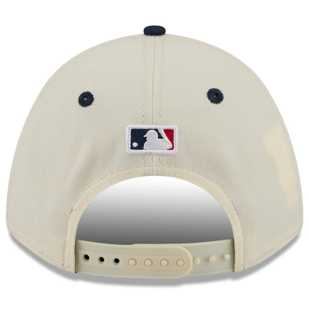 New York Yankees New Era Youth USA 250 9FORTY M-Crown Adjustable Hat - Cream/Navy
