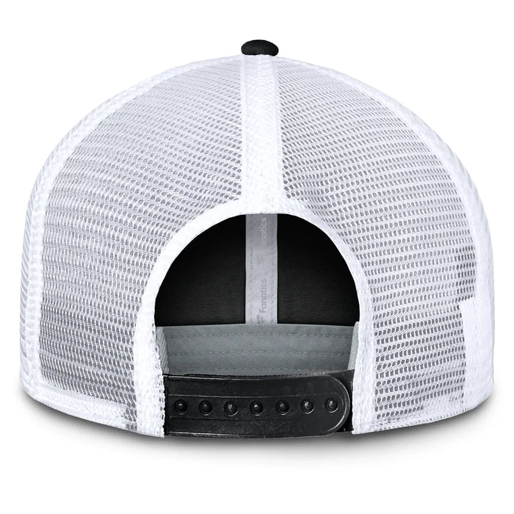 Boston Bruins Fanatics Core Primary Logo Trucker Adjustable Hat - Black/White