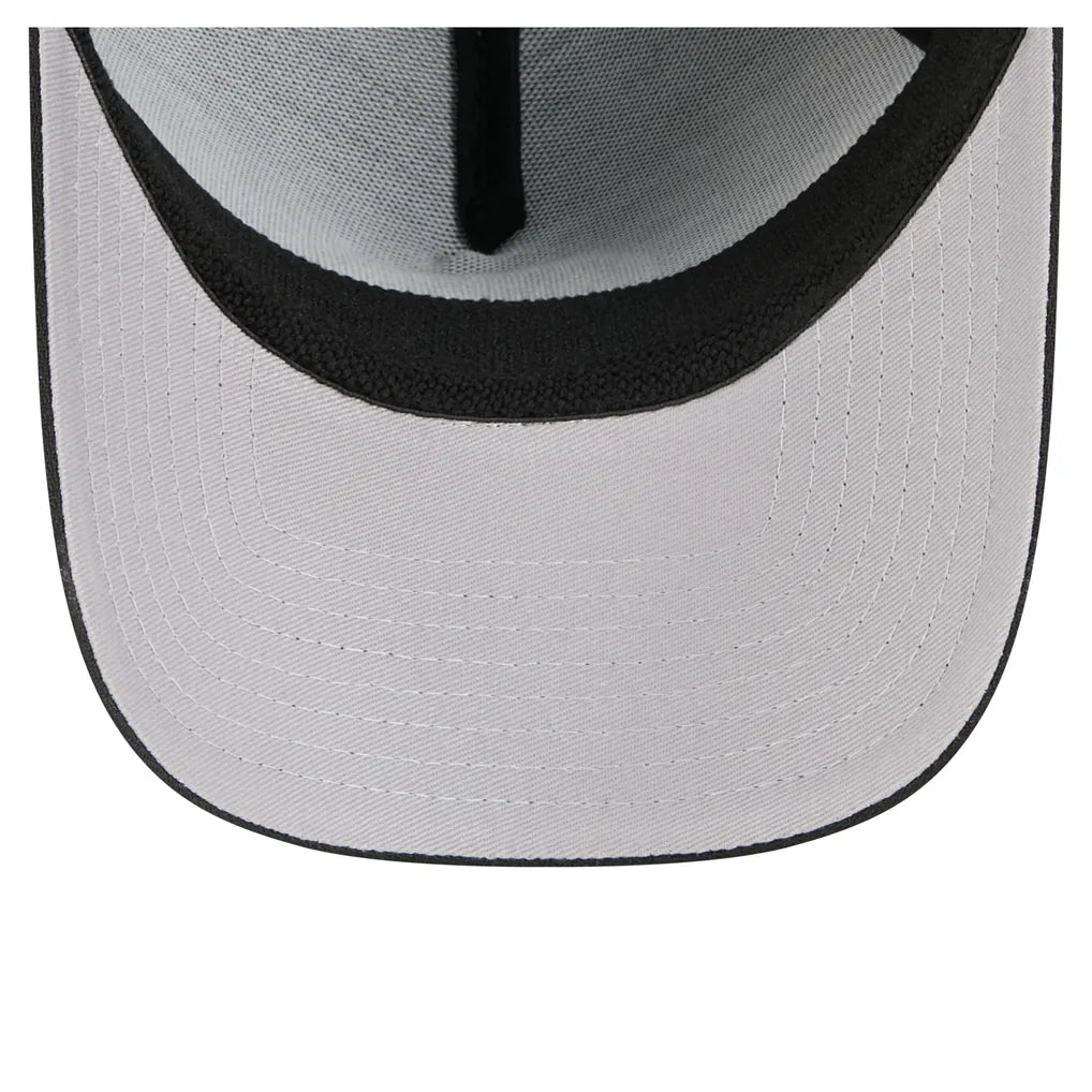 Boston Bruins New Era 39THIRTY A-Frame Perforated Flex Hat - Black Techwosell