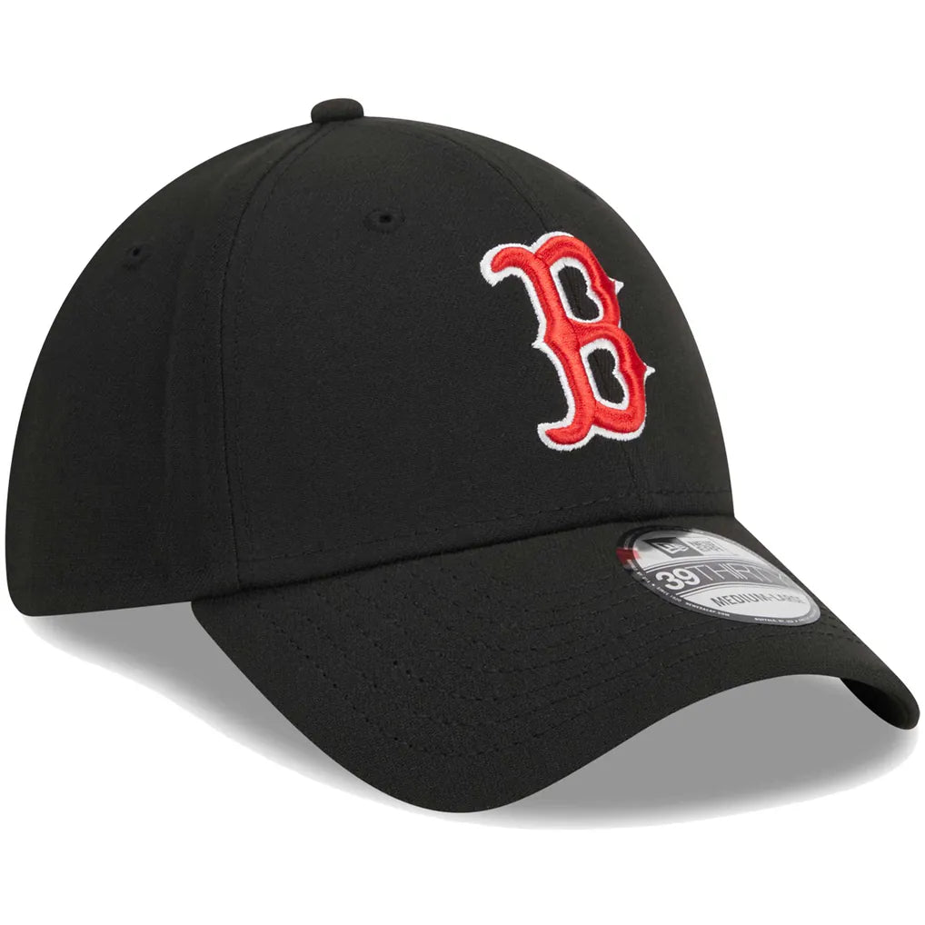 Boston Red Sox New Era Logo 39THIRTY Flex Hat - Black