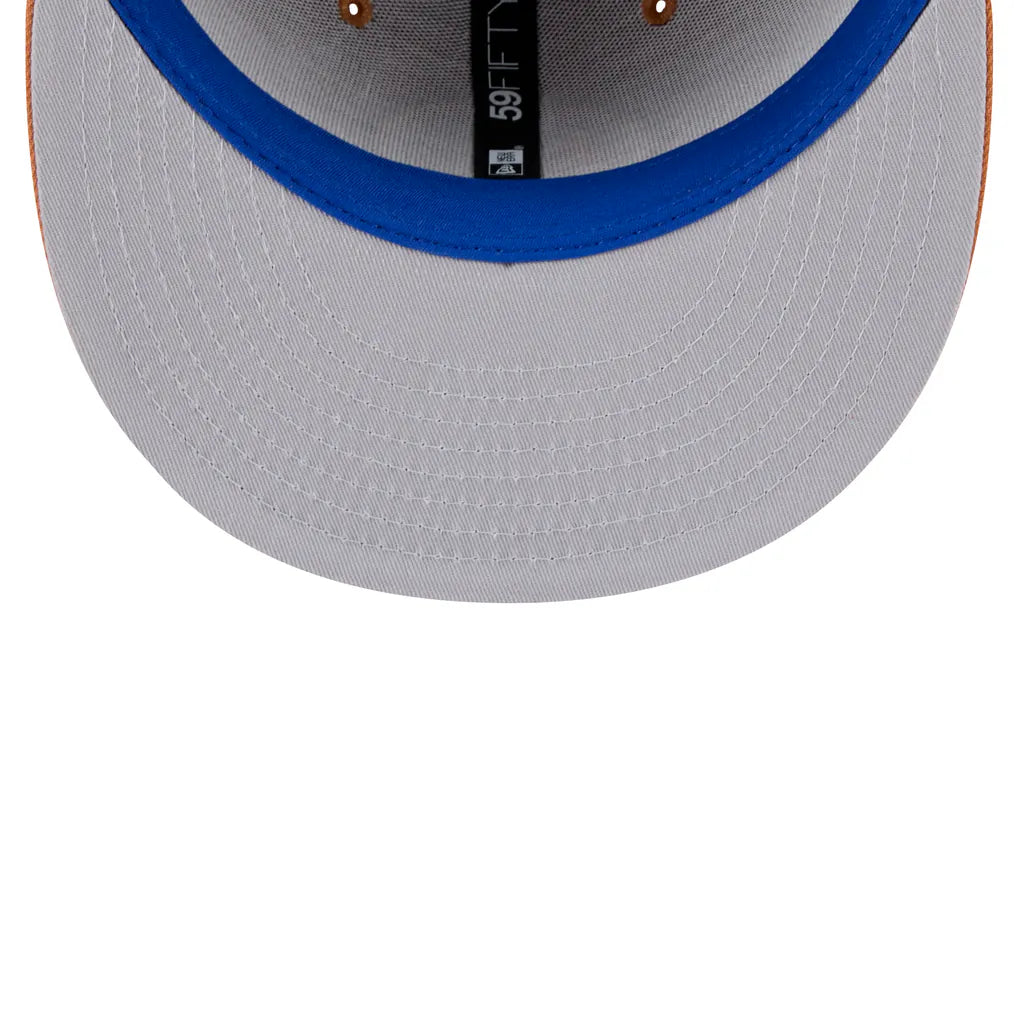 New Era Golden State Warriors Color Pack 59FIFTY Fitted Hat - Tan Techwosell