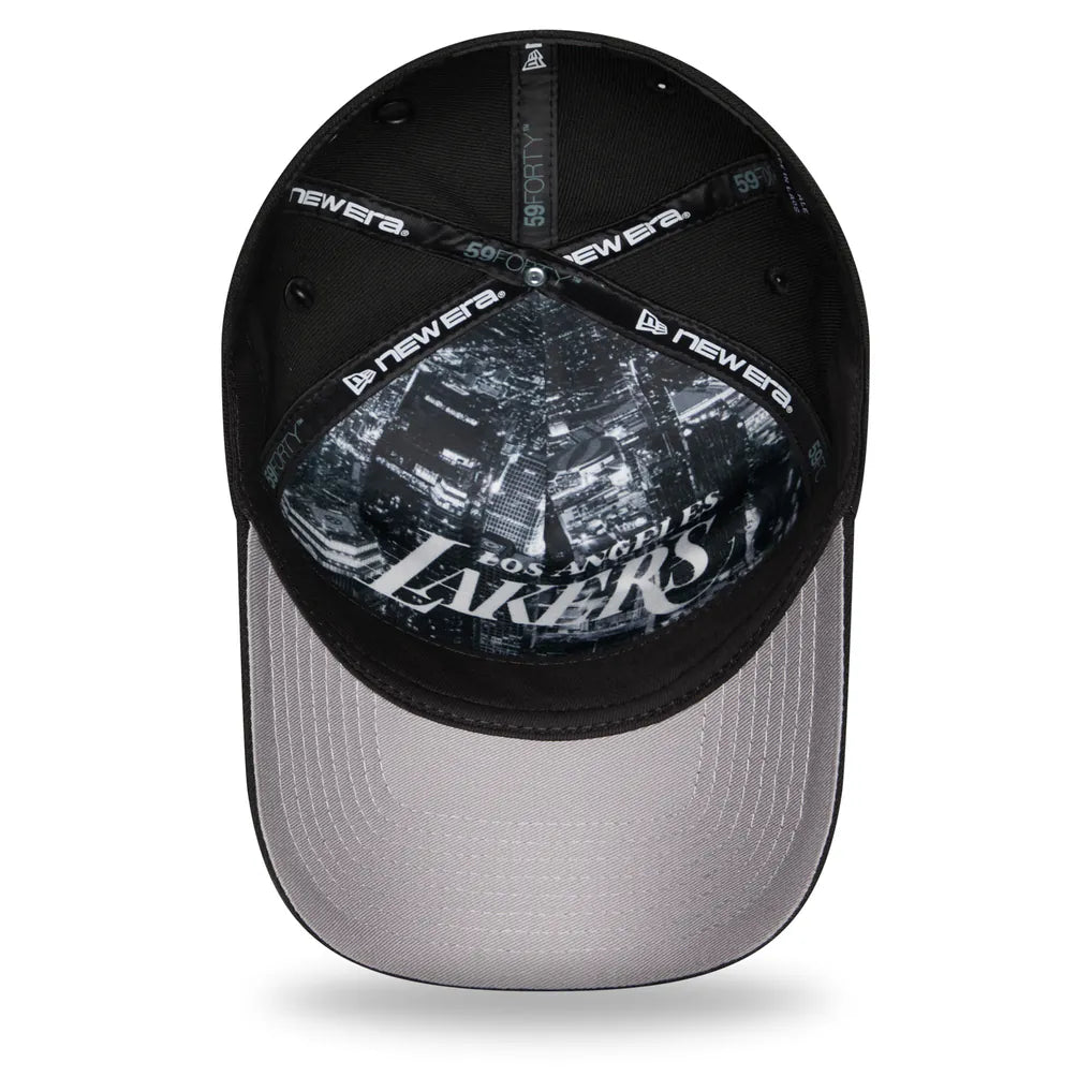 Los Angeles Lakers New Era 2026 NBA Draft On-Stage Crystal A-Frame 59FORTY Fitted Hat - Black