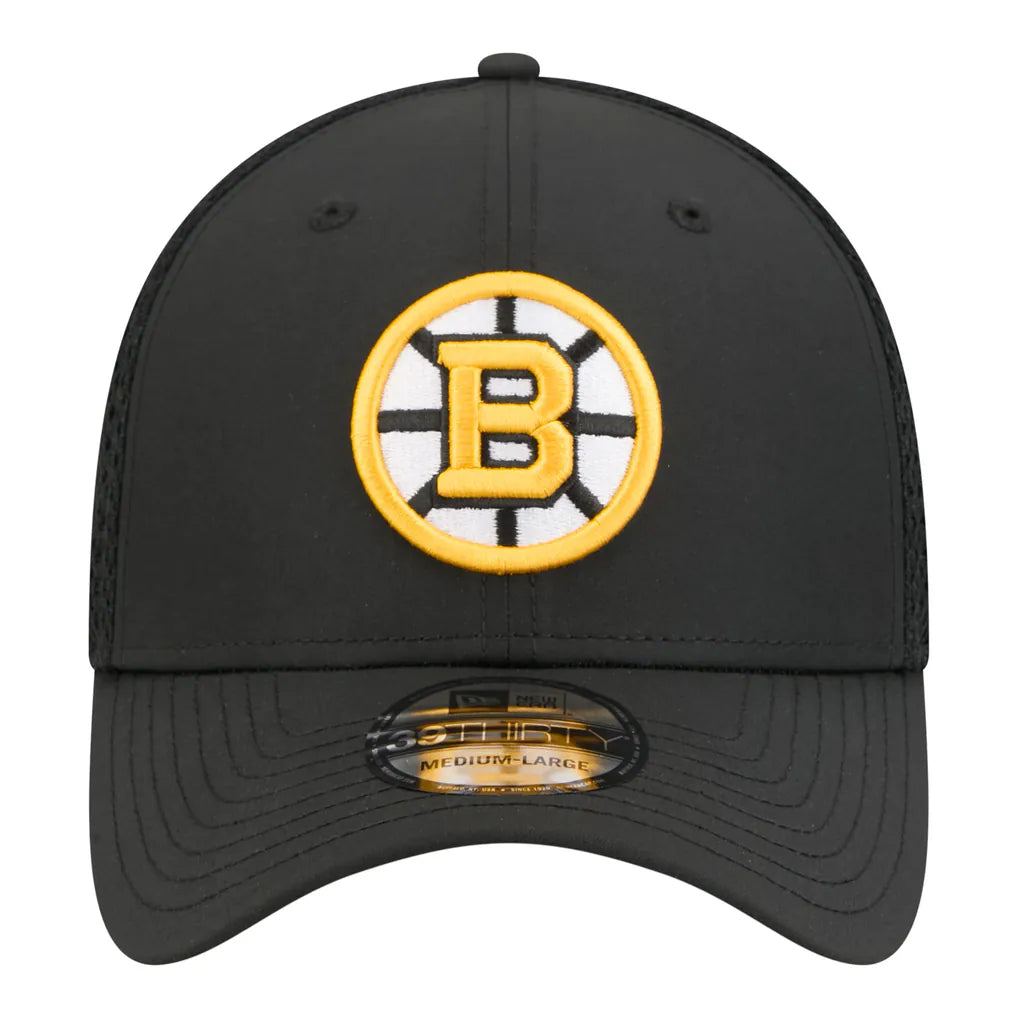 Boston Bruins New Era Logo 39THIRTY Flex Hat - Black