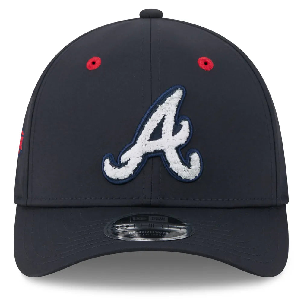 Atlanta Braves New Era 2026 MLB All-Star Game Workout 39THIRTY M-Crown Flex Hat - Navy