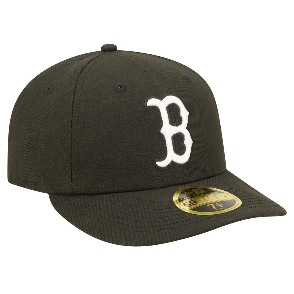Boston Red Sox New Era Low Profile 59FIFTY Fitted Hat - Black Techwosell