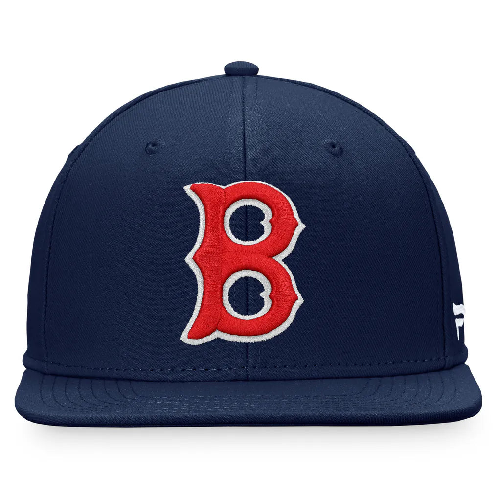 Boston Red Sox Fanatics Cooperstown Collection Core Snapback Hat - Navy Techwosell